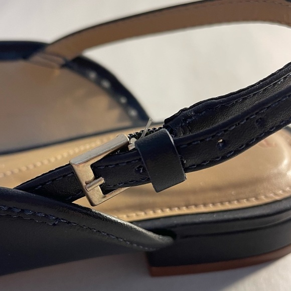 NWOT TALBOTS Black Slingback Edison flats Size 6 M - Picture 12 of 13